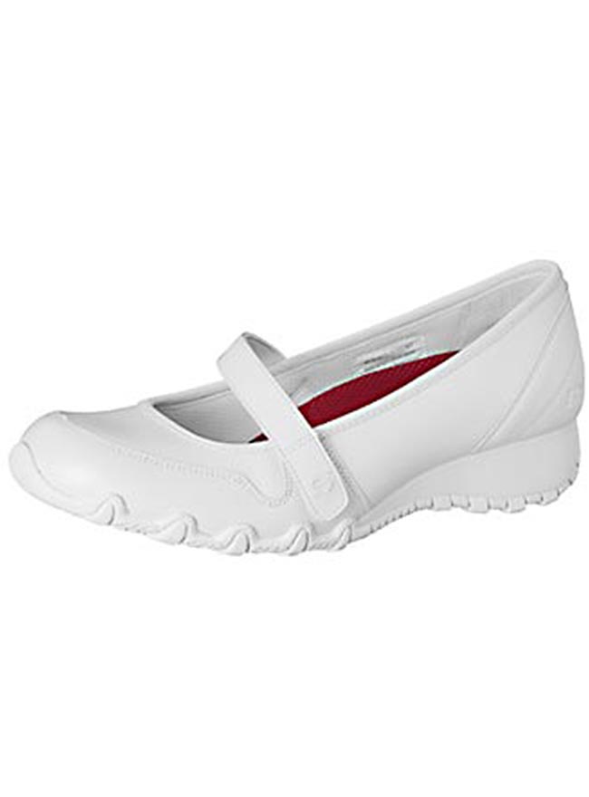 best all white leather nursing shoes